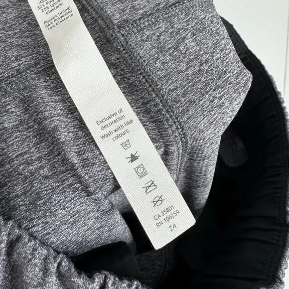 Lululemon Womens Sweat Pants 4 Heathered Gray On the Fly 7/8 Jogger Lounge Gym - Picture 14 of 15